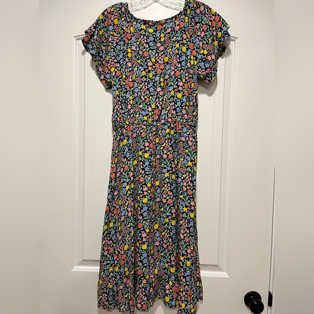 Talbots Floral Midi Length Dress size 6